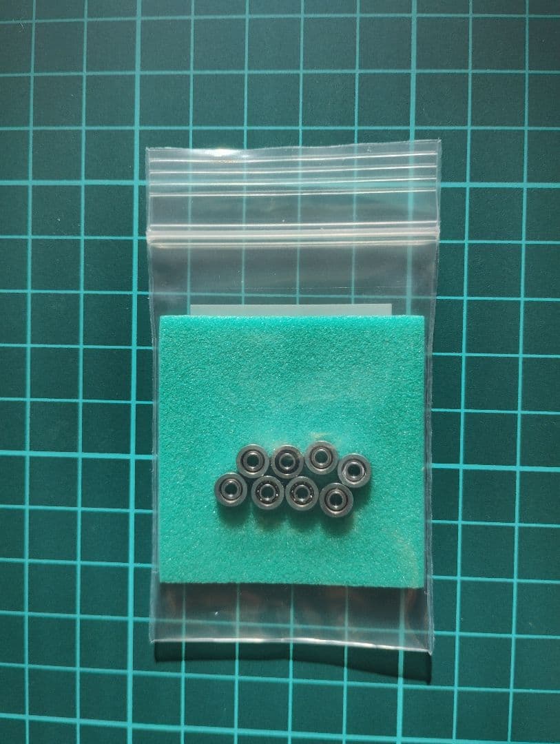 タミヤミニ四駆旧620ベアリング脱脂品8個　蓋なし