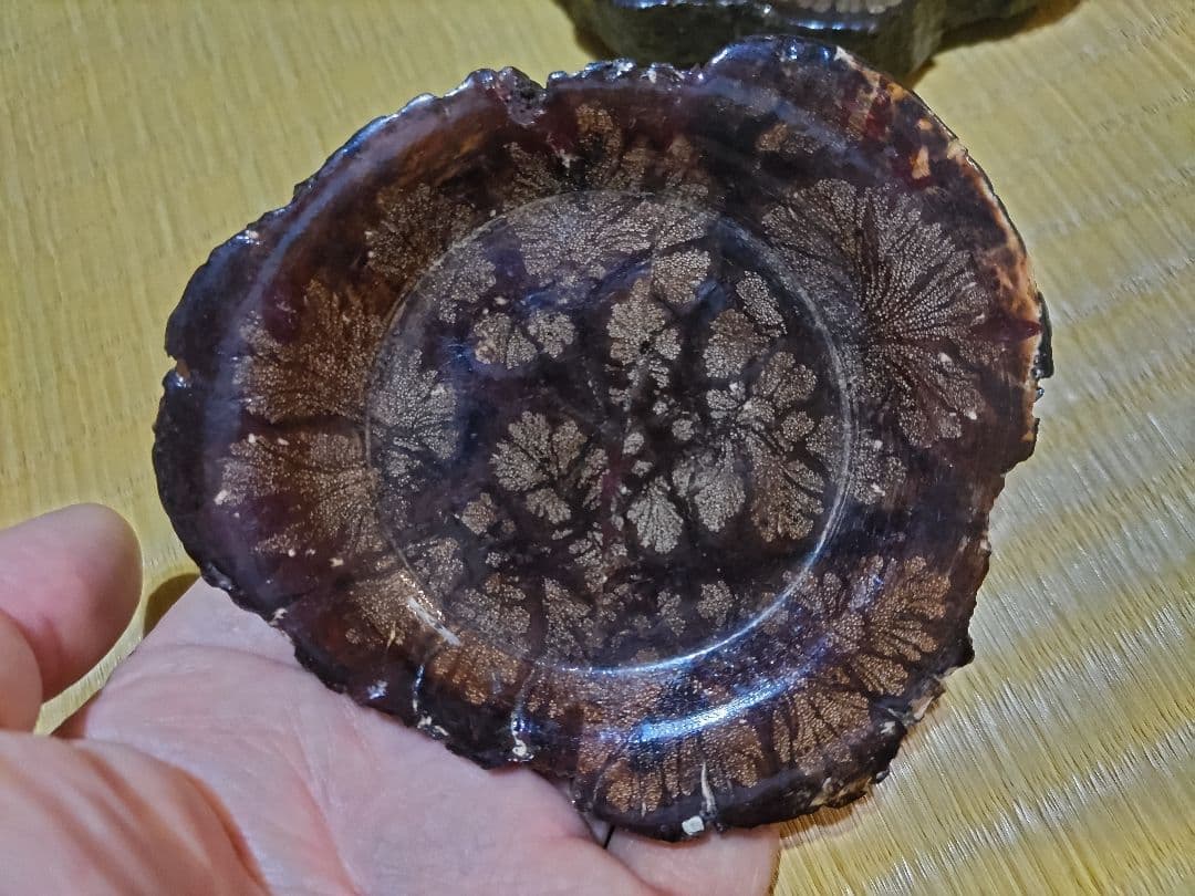 ホソマ様　茶托 菊花木５枚　他２点のお纏め価格