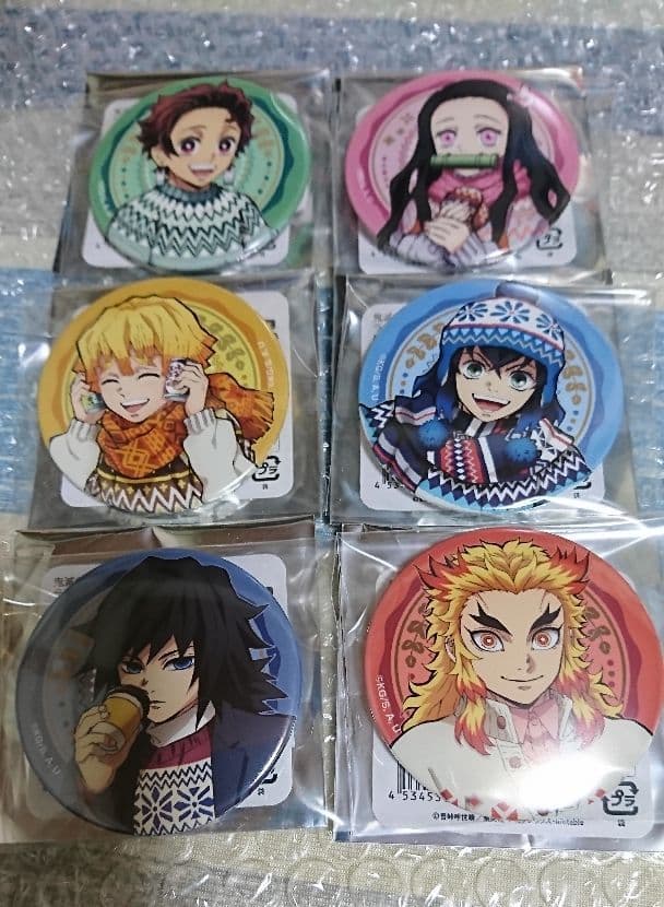 鬼滅の刃　ジャンプフェスタ2021　冬の日　ランダム　缶バッジ　全6種　コンプ