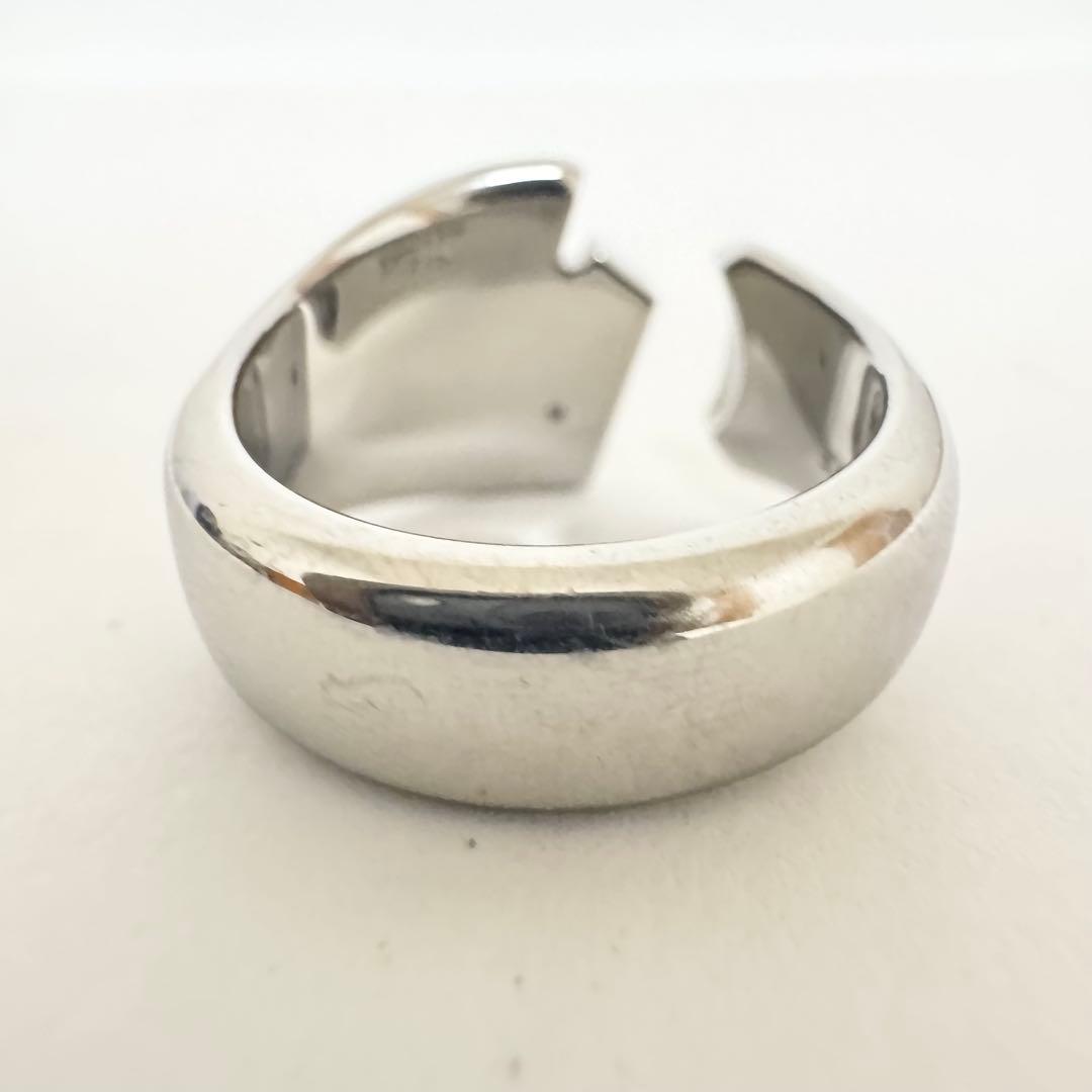 【美品】エルメス HERMES カルーゼル リング シルバー ブラック