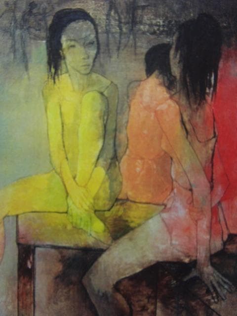 ジャン・ジャンセン、「休憩する踊り子」、希少、高級額装・画集画