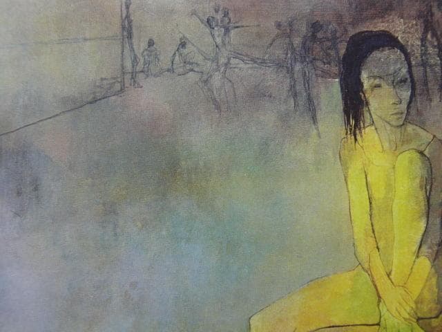 ジャン・ジャンセン、「休憩する踊り子」、希少、高級額装・画集画