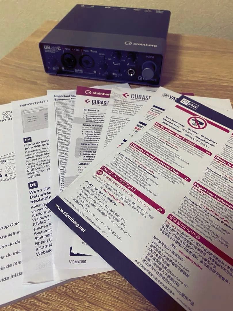 Steinberg UR 22C USBオーディオインターフェース