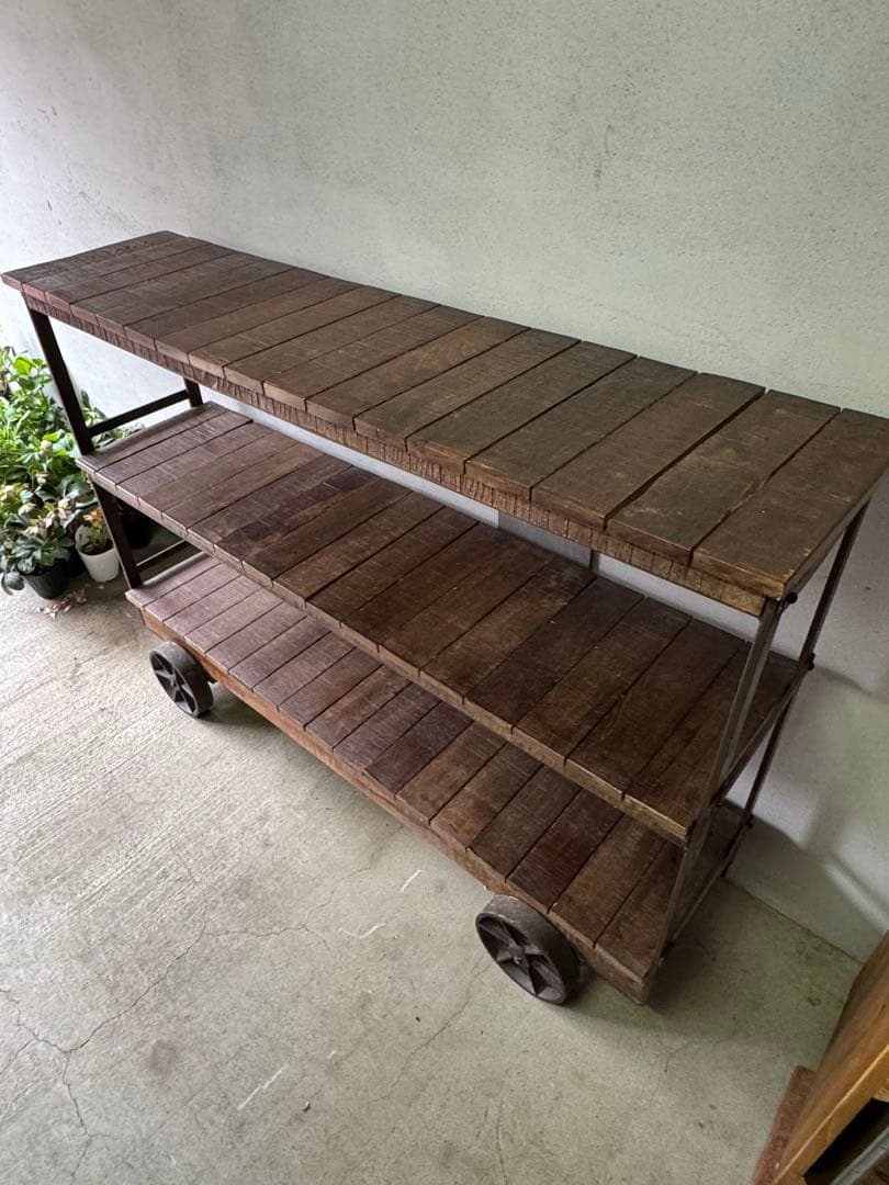 ジャーナルスタンダードファニチャー　バースシェルフ　ヴィンテージ　アンティーク