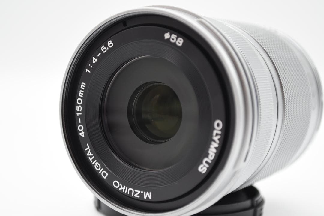 ★美品★ オリンパス M.ZUIKO 40‐150㎜☆望遠レンズ☆シルバー