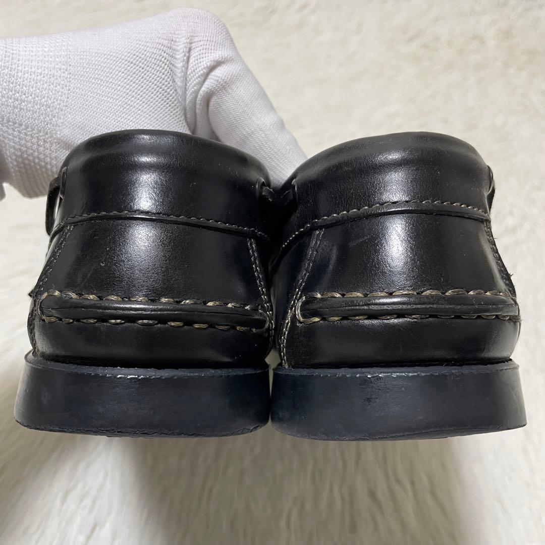 人気モデル✨パラブーツ　BARTH バース　デッキシューズ　黒　27.5cm