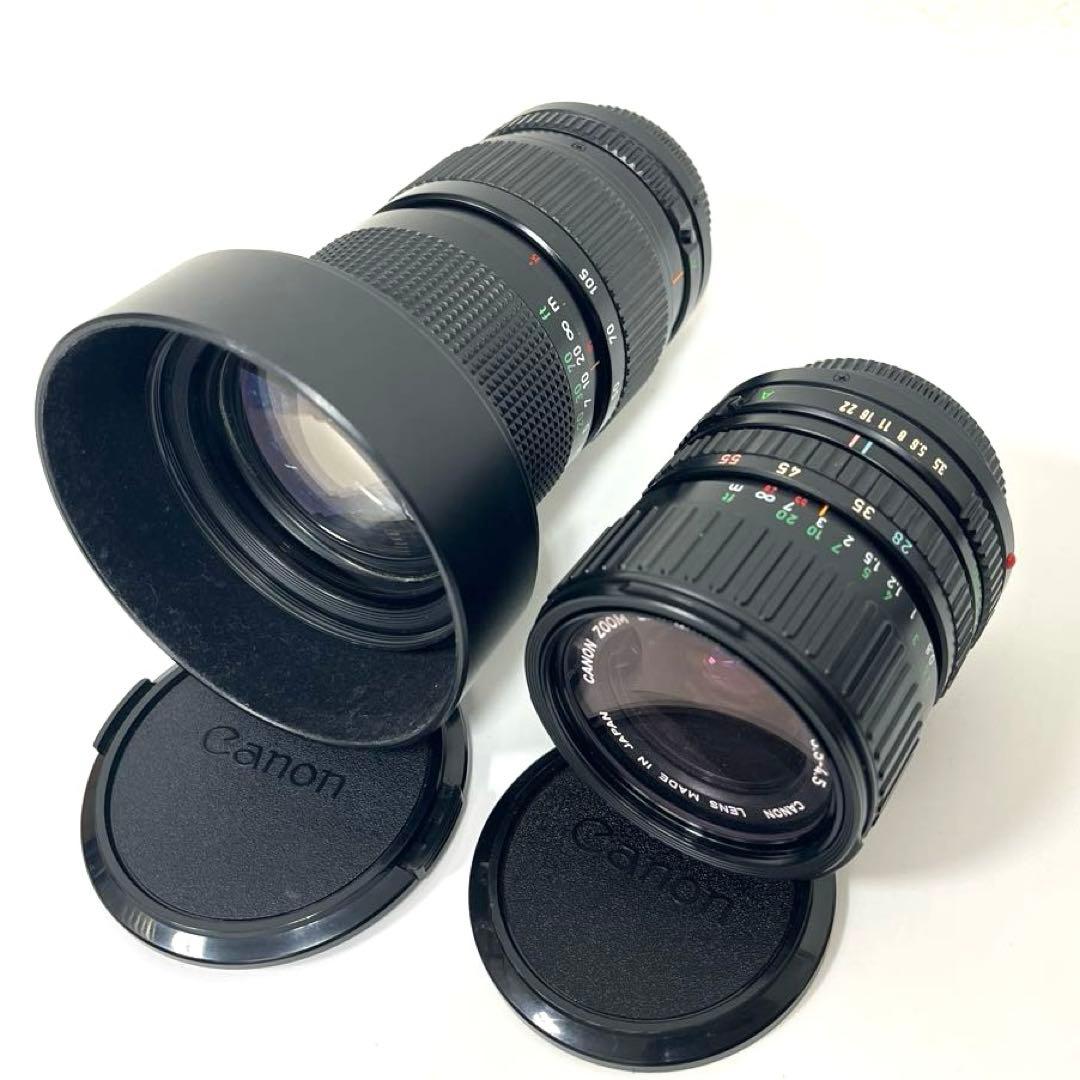 【Canon】キヤノン 一眼レフ AL-1 レンズ2種 セット【ジャンク】