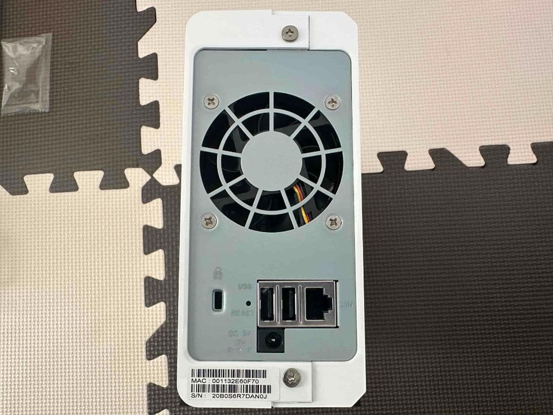 Synology DS120j NAS(6TB)、外付けHDD(6TB)