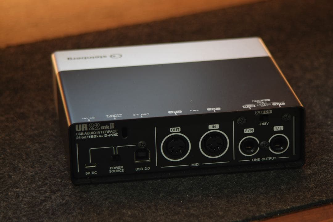 UR22 mkII USBオーディオインターフェイス