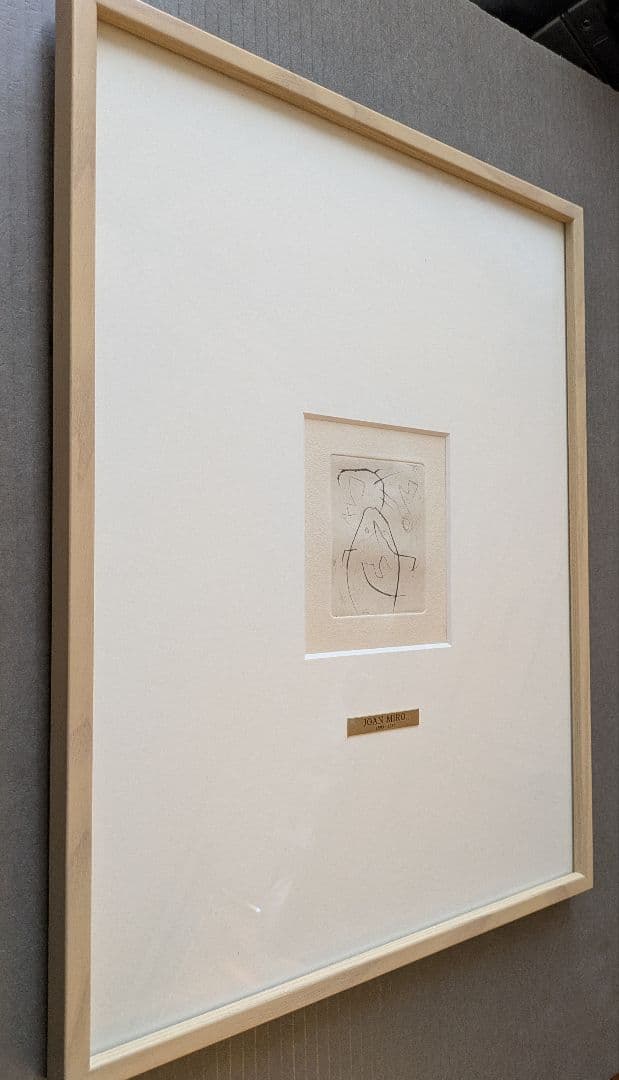 希少！Joan MIRO ジョアン・ミロのオリジナル エッチング　美品