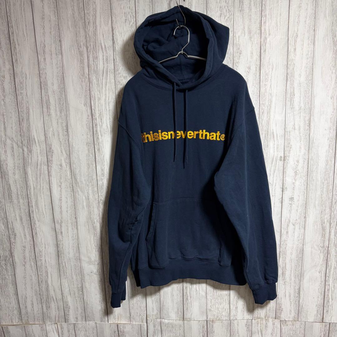 りょうしゅん thisisneverthat 刺繍ロゴ パーカー L