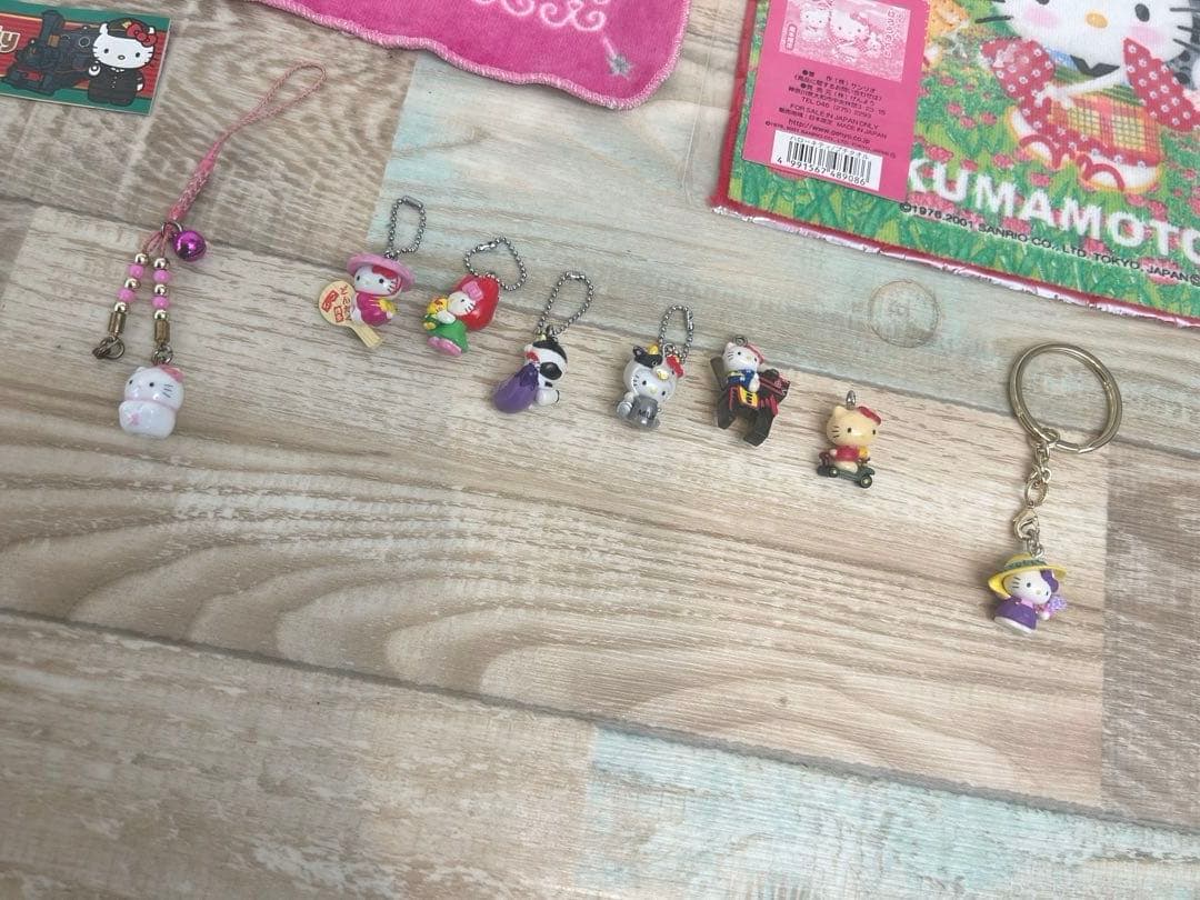 ご当地　キティ　年代物　ストラップ　キーホルダー　タオル　シャーペン　まとめ売り