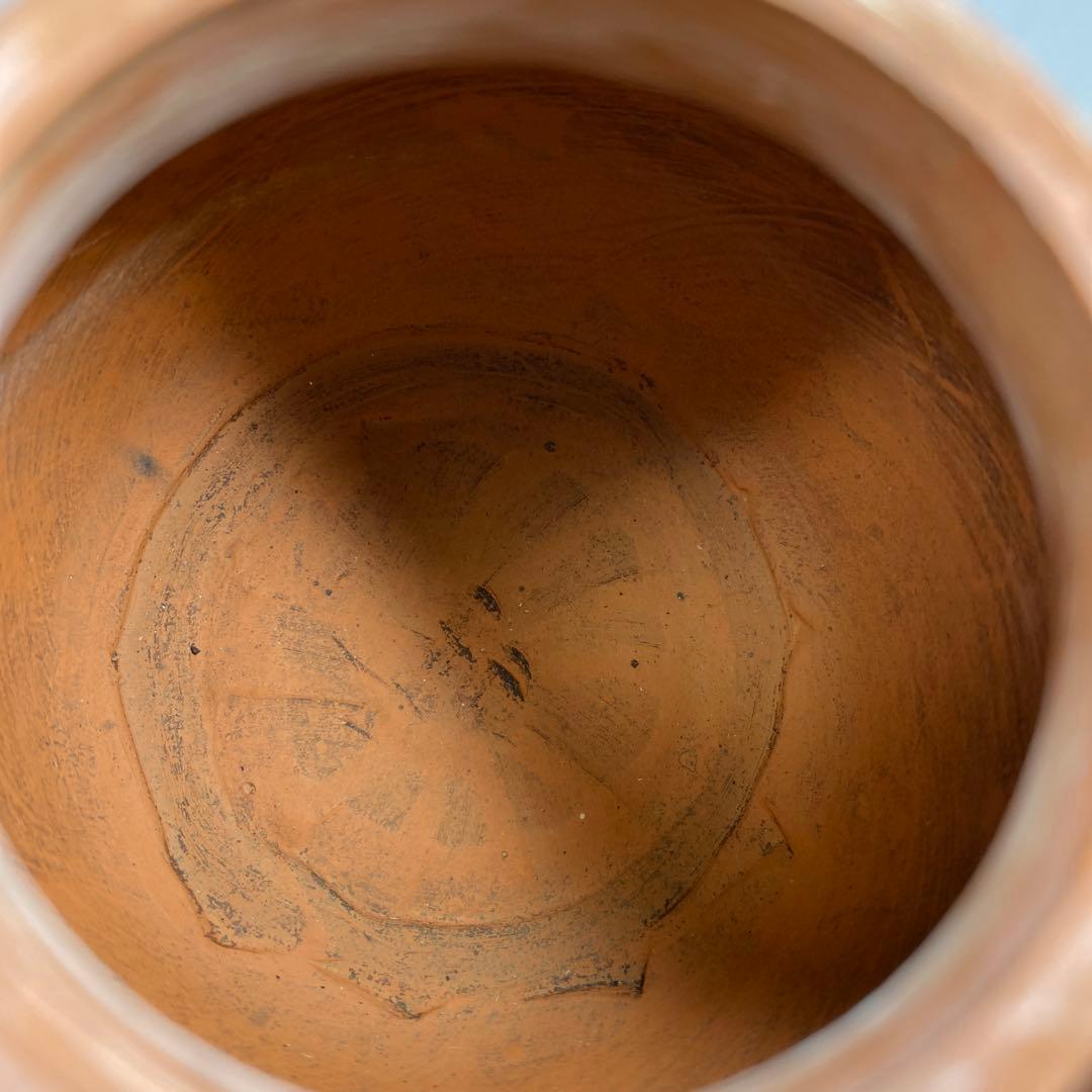 中国清時代　惠孟臣　朱泥急須　幅約10.2㎝　トヒサ　東さ7-0609☆2F