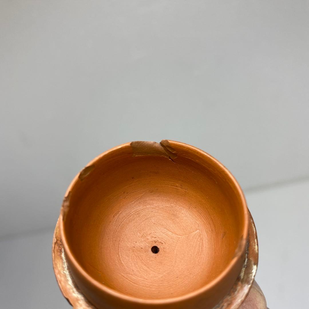 中国清時代　惠孟臣　朱泥急須　幅約10.2㎝　トヒサ　東さ7-0609☆2F