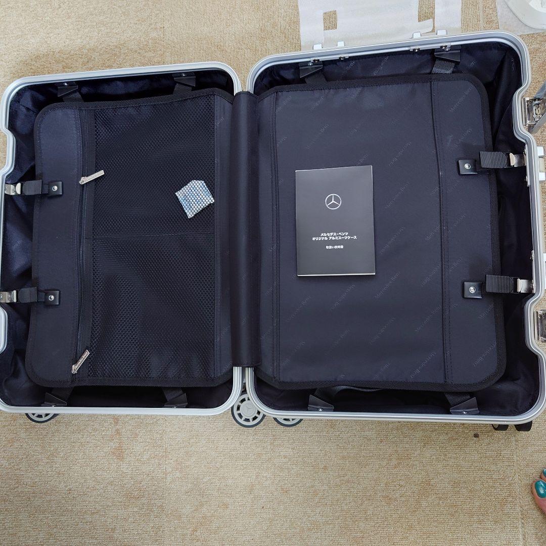 未使用 メルセデスベンツ 32L スーツケース 　キャリーケース　シルバー