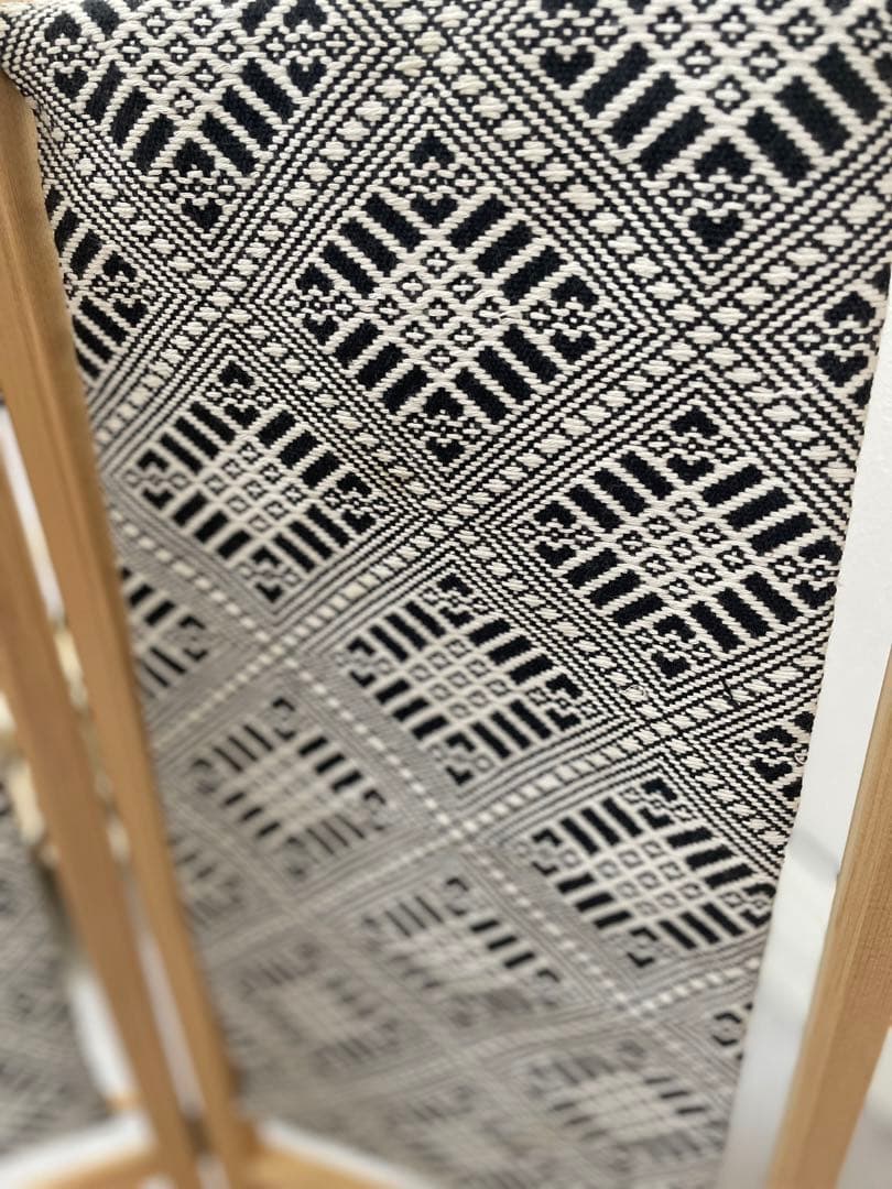 こぎん刺し　木製　パーテーション