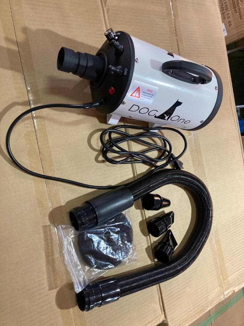 B DOGOne ペットドライヤー 犬 クイックドライ 強風 ブラック