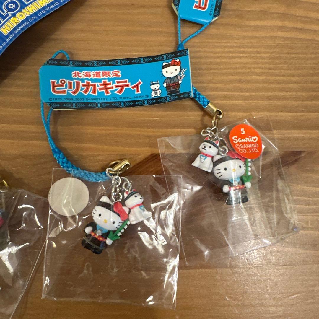 ハローキティ 平成レトロ 2002-2003 ご当地ストラップ まとめ売り