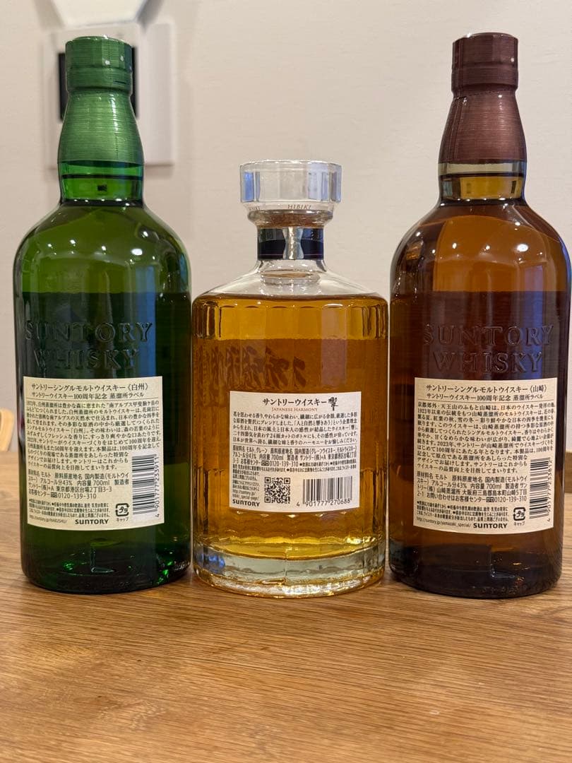 サントリー ウイスキーセット 山崎 白州 響