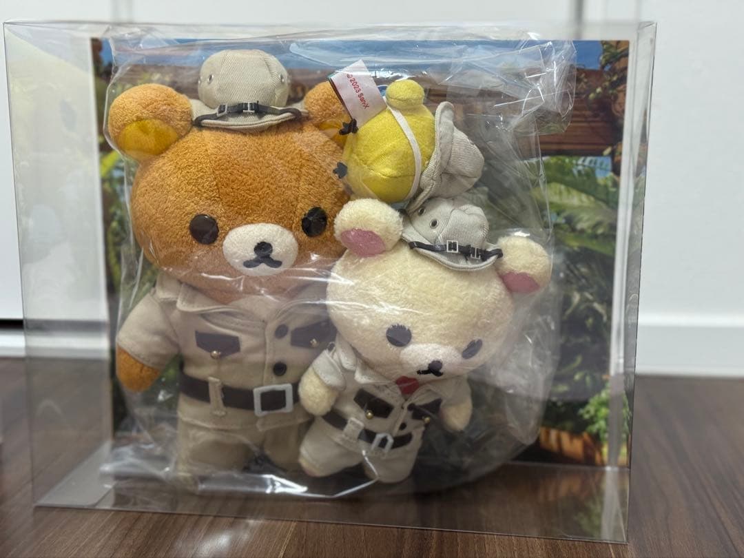 【新品】リラックマとカオルさん　リラックマと遊園地　ぬいぐるみセット