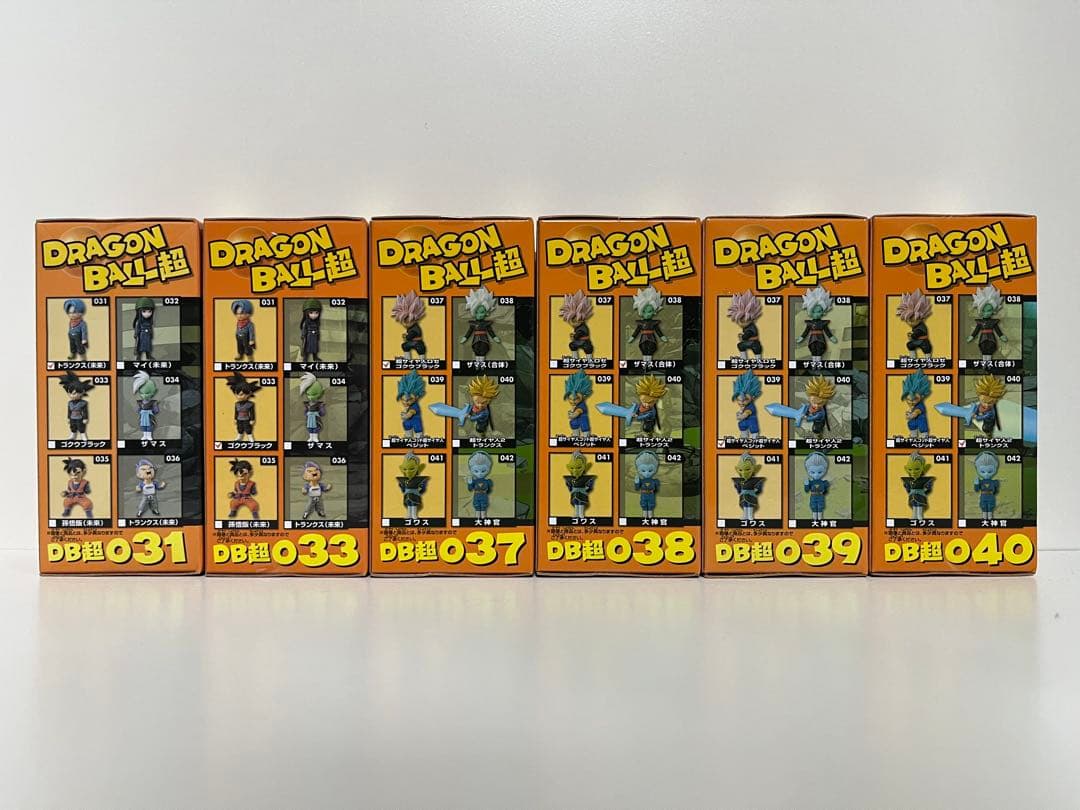 ドラゴンボール超 ワーコレ vol.6,7 6種