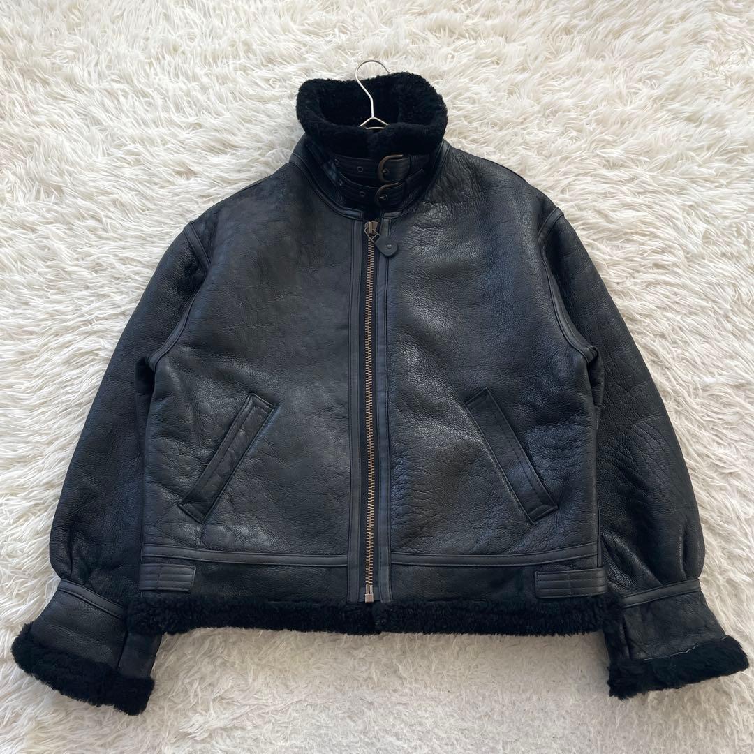 ヒロさん　B-3 羊革　ムートン　ジャケット　レザー　韓国製