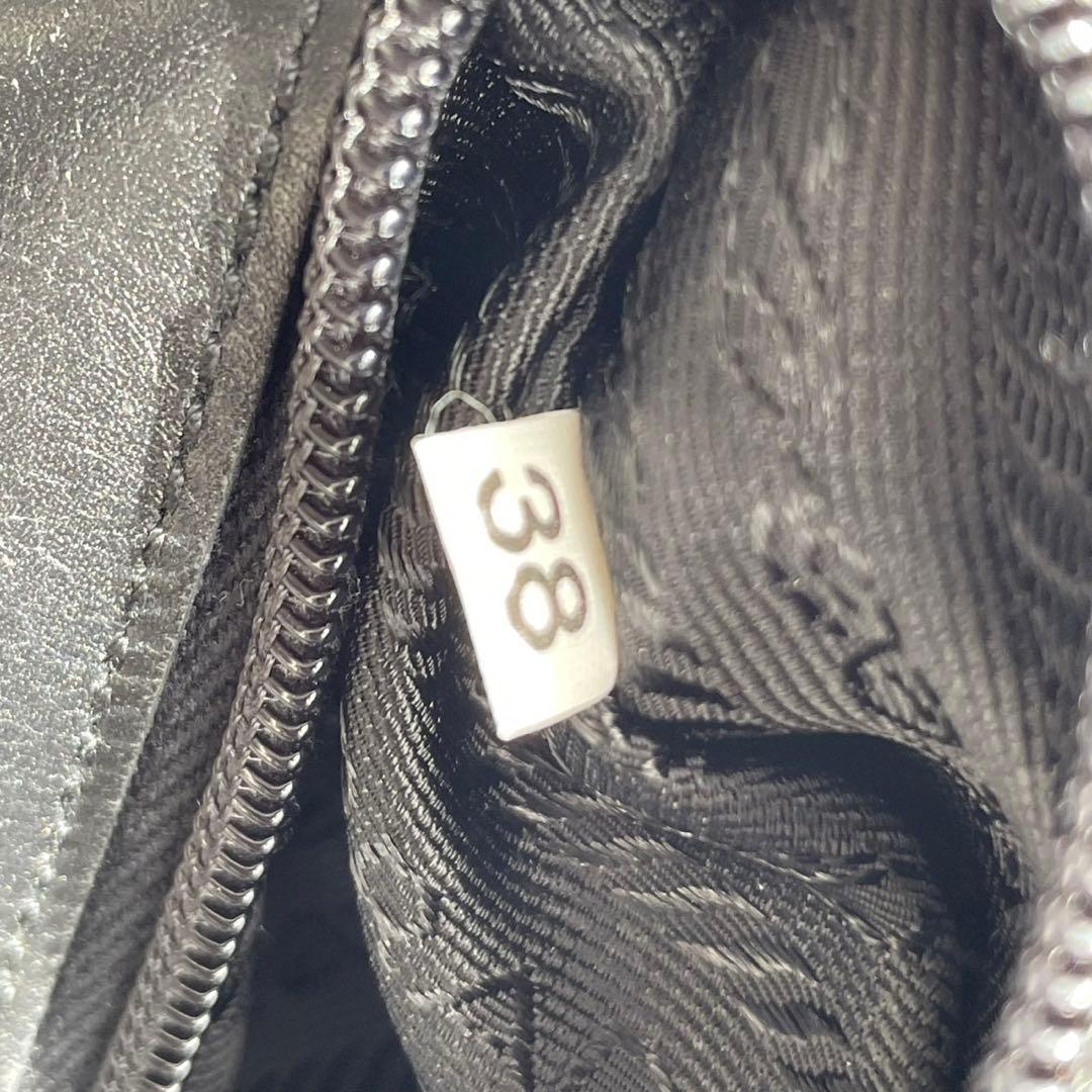 ■美品■ PRADA ハンドバッグ　ミニボストン　黒　レザー　白タグ　y2k