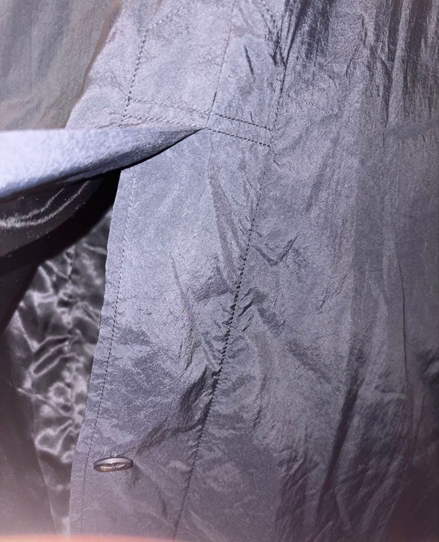 EMPORIO ARMANI 中綿入り 黒 ロングコート Ｌ