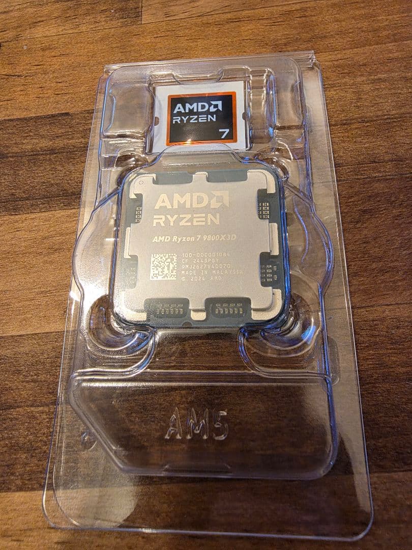 Ryzen 7 9800X3D AMD 動作品 納品書付