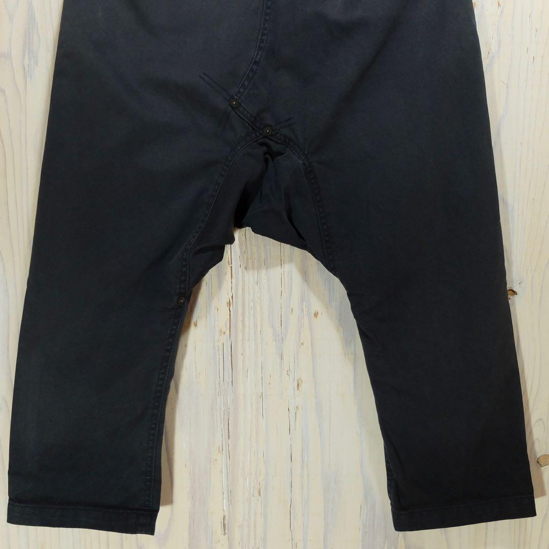 GANRYU コムデギャルソン サルエル　チノパン　ネイビー S