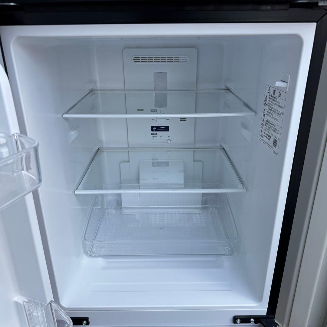 C7213★2021年製美品★シャープ冷蔵庫ガラス黒ブラック　右、左開き　洗濯機