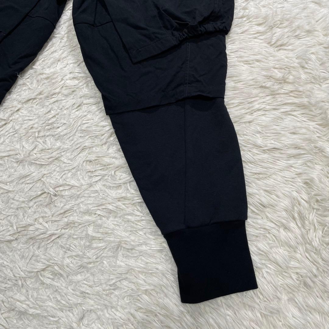 美品 julius untrue; 687PAM1 コントラストレイヤードパンツ