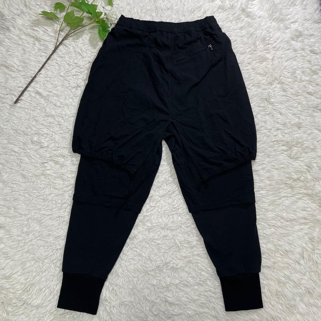 美品 julius untrue; 687PAM1 コントラストレイヤードパンツ