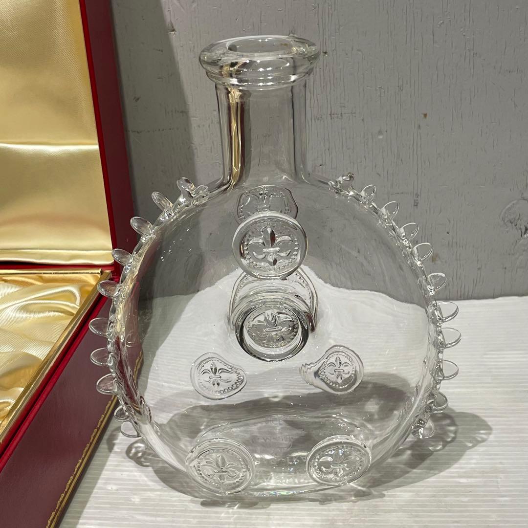 ⑤ Baccarat レミーマルタン ルイ13世 グラス　空瓶 バカラ　箱入り