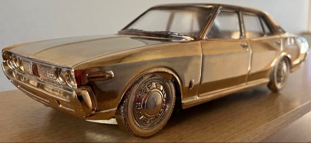 シガレットケース「ニッサン ローレル」オルゴール付 ・箱付 ガメラ ブタケツ