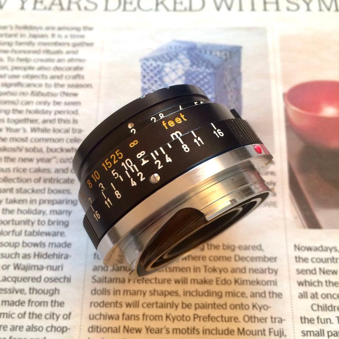 ライカ ズミクロン 35mm f/2 レンジファインダー用レンズ