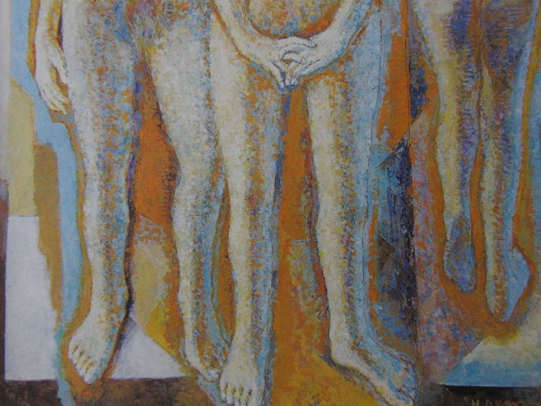 小川博史、【スニオンの三女神】、希少な額装用画集より