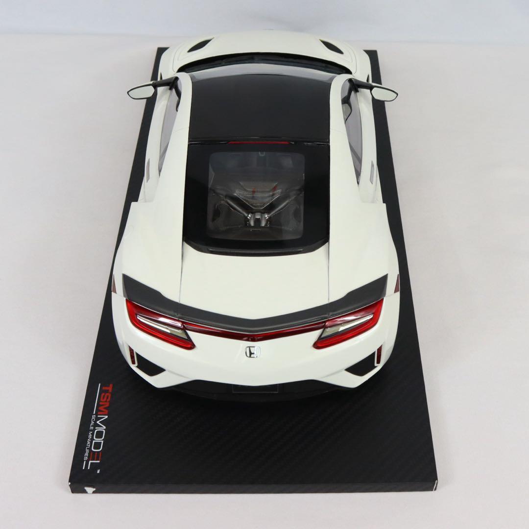 1/12 ホンダ NSX 2017 ホワイト カーボンファイバー パッケージ