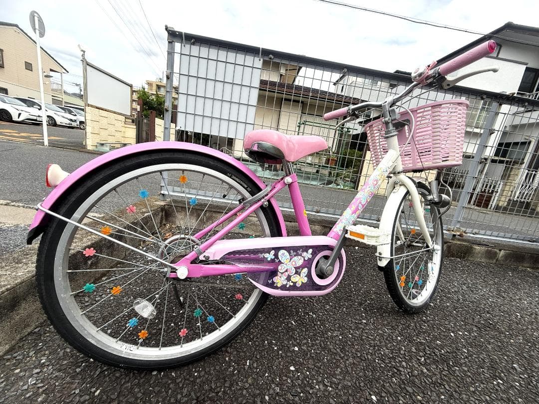 子供用自転車 エコパル 2022年・20インチ・ピンク・ブリジストン・千葉県市川