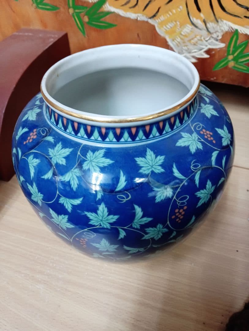 高級　陶器　若山作