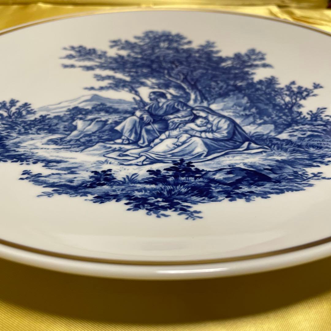 ◇美品・１９４２年・クリスマスプレート・直径２５cm・箱入り◇Meissen◇