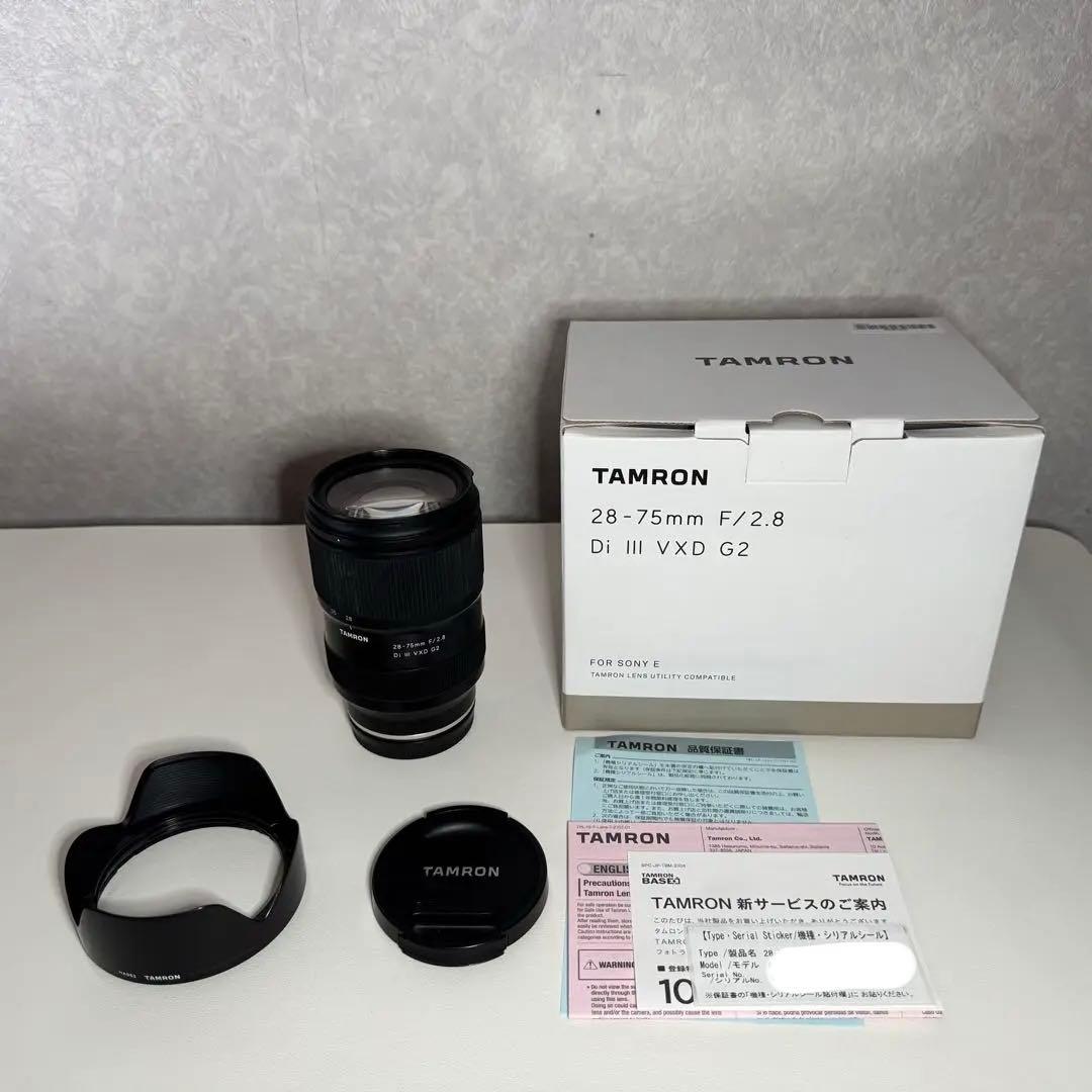 TAMRON 28-75mm F2.8 Di III VXD G2 Eマウント