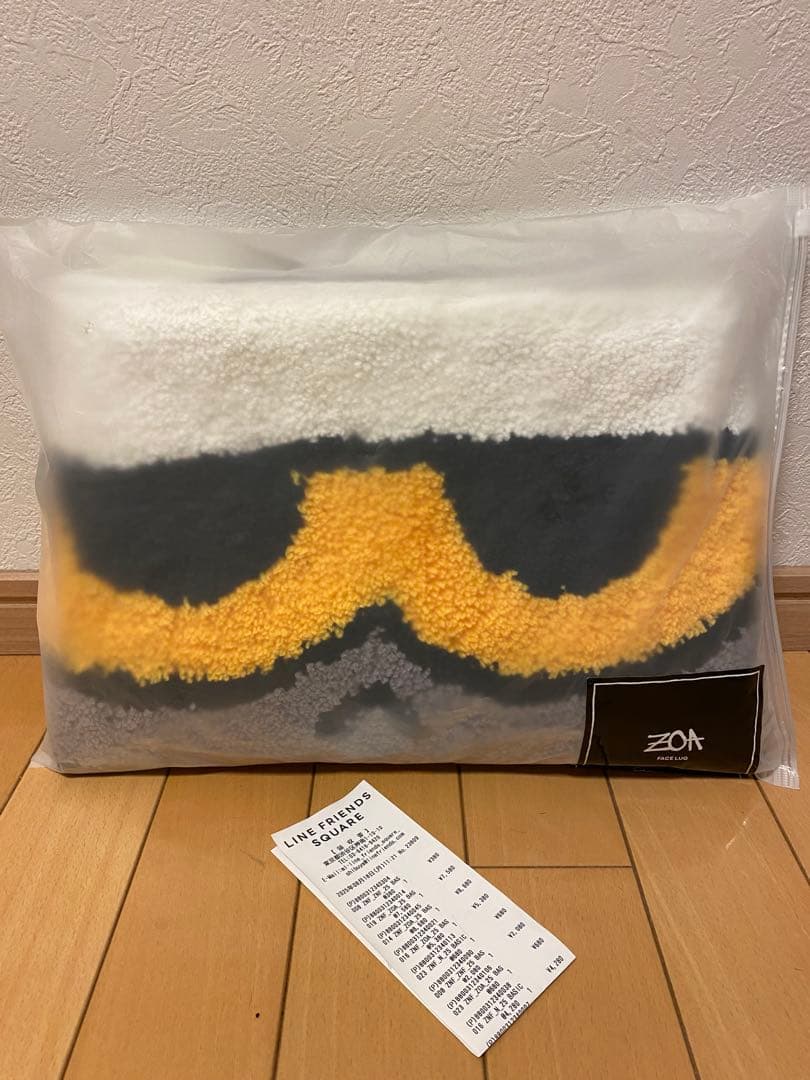 ZO&FRIENDS レシート原本 ZOA ぬいぐるみ　ラグマット　公式正規品