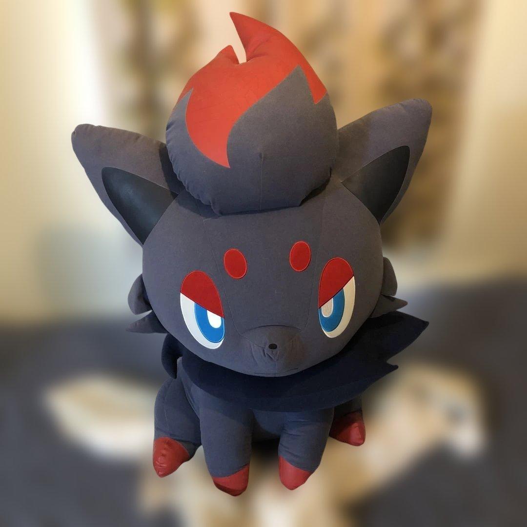 6*6様 ゾロアのおっきなぬいぐるみ　高さ90㌢　幻影の覇者ゾロアーク