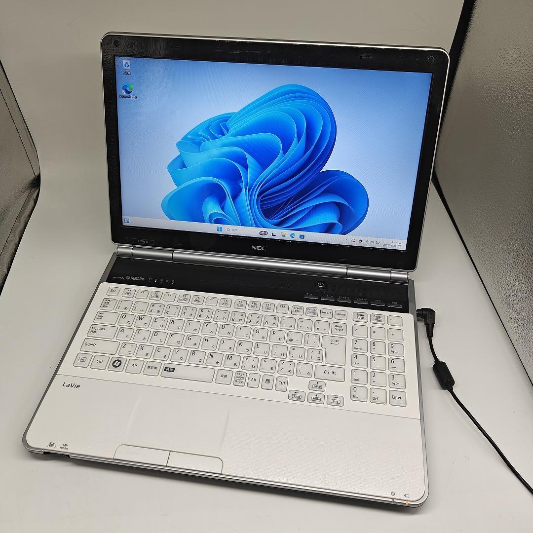 【NEC】爆速i7 SSD256GB 8GB ホワイト オフィス付きノートPC