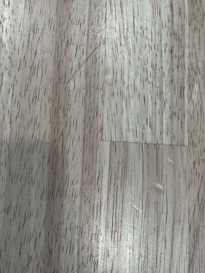 KANADEMONO デスク　ラバーウッド　ナチュラル　サンドベージュ脚