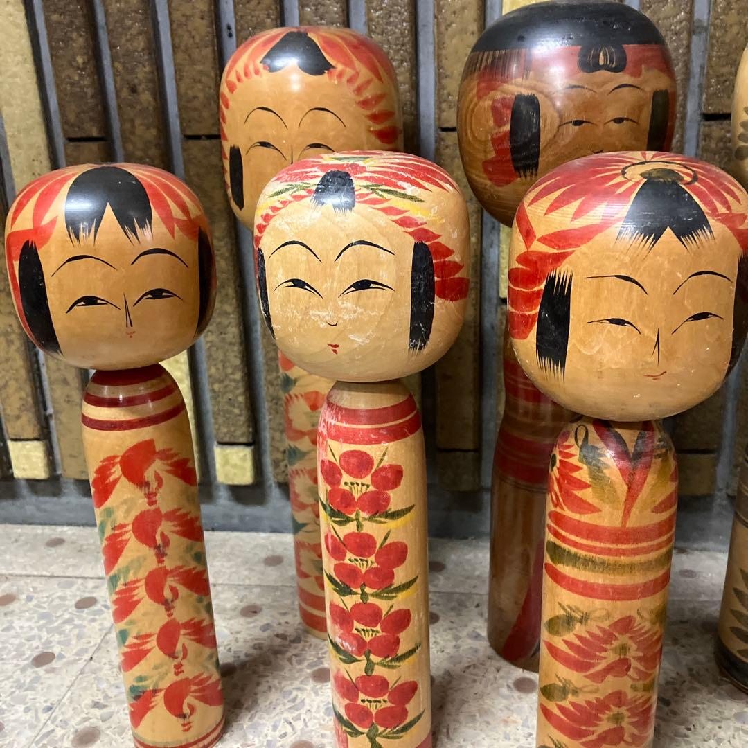 D-3 伝統こけし 16点まとめ売り 大量コレクション 郷土玩具 アンティーク