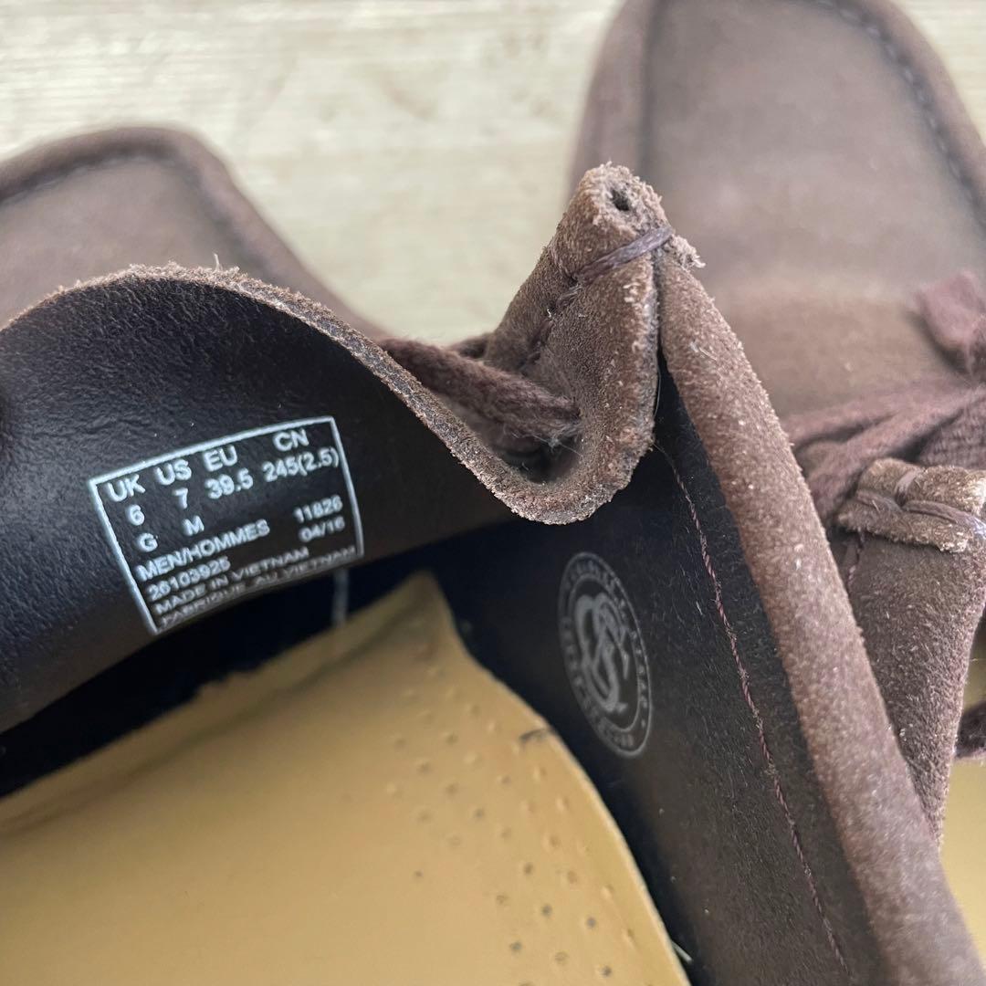 Clarks Originals ワラビー　スウェード ブラウン　24.5cm