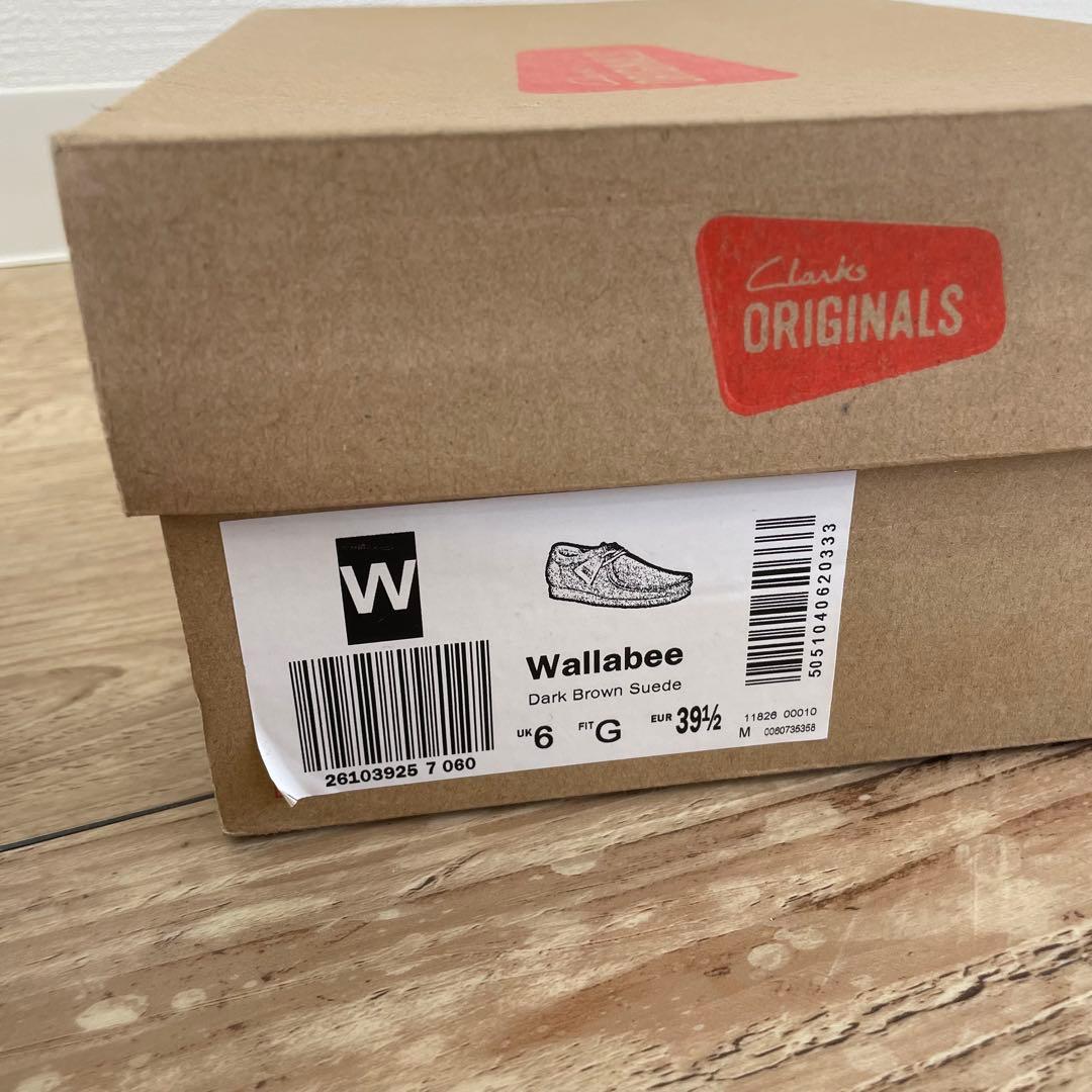 Clarks Originals ワラビー　スウェード ブラウン　24.5cm