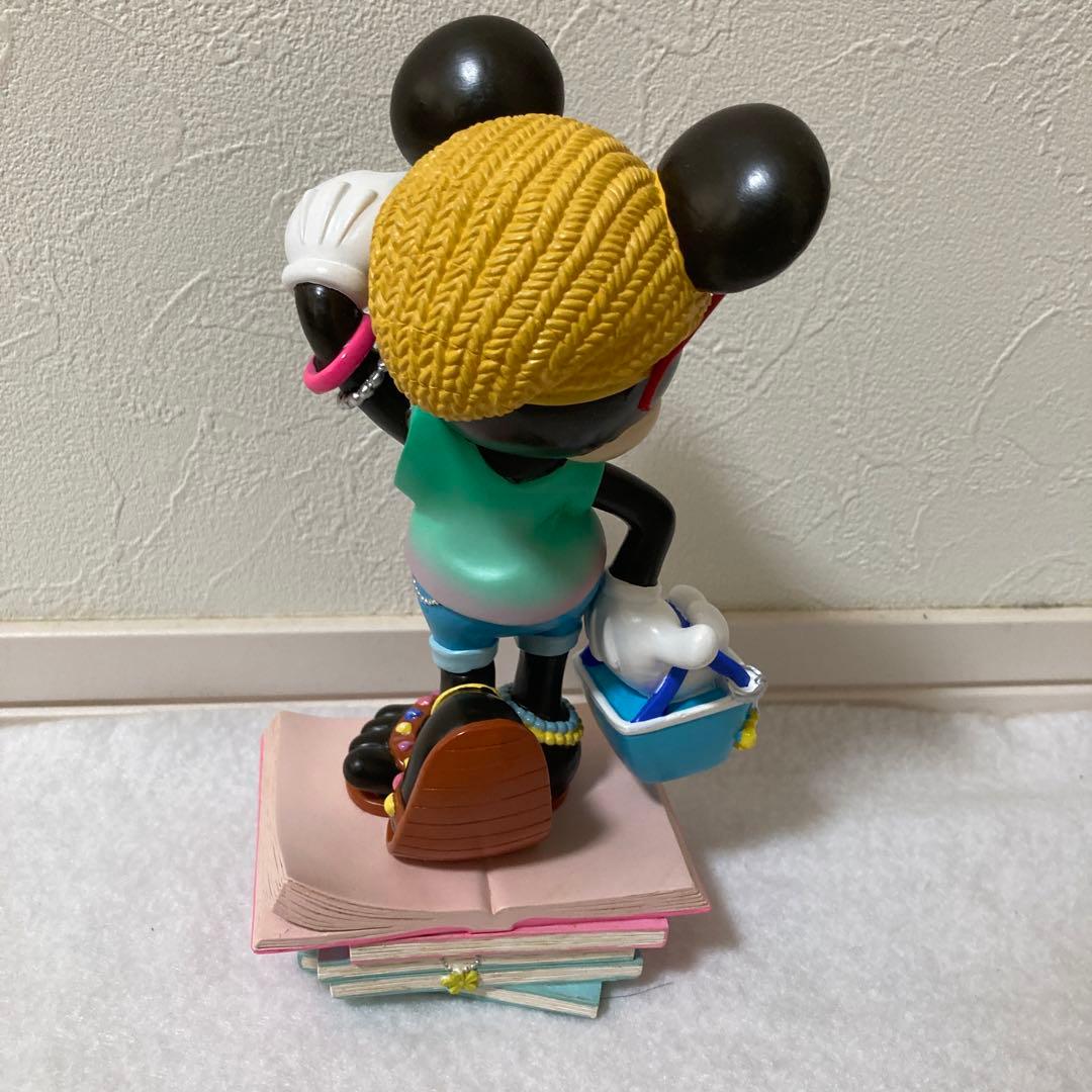 未使用品希少ディズニーミニー ・マウス サマー・ビーチスタイル フィギュア